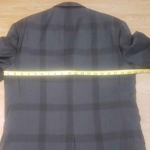 Men's green plaid sport coat